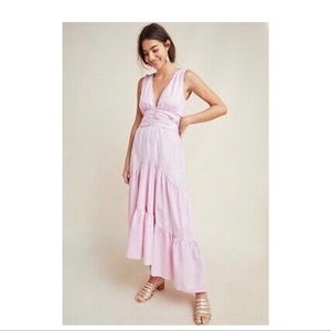 MISA Los Angeles pink‎ dress.
